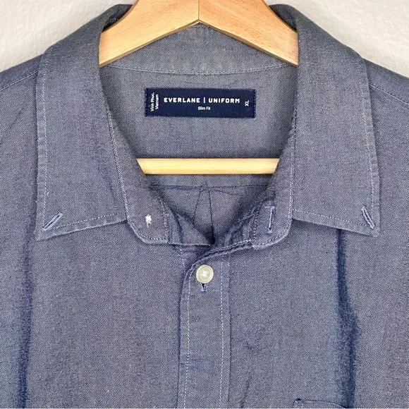 Everlane Men’s Slim Fit Cotton Button Down Shirt - Picture 2 of 7